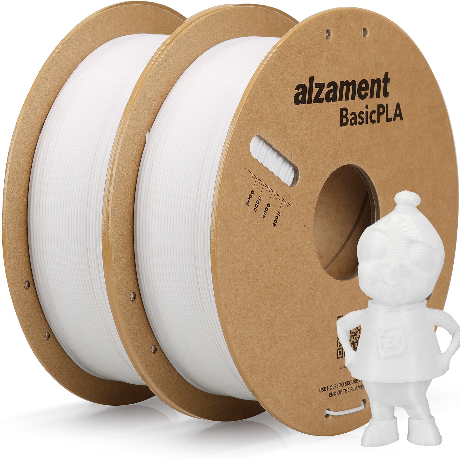 Alzament Dualpack - Basic PLA White