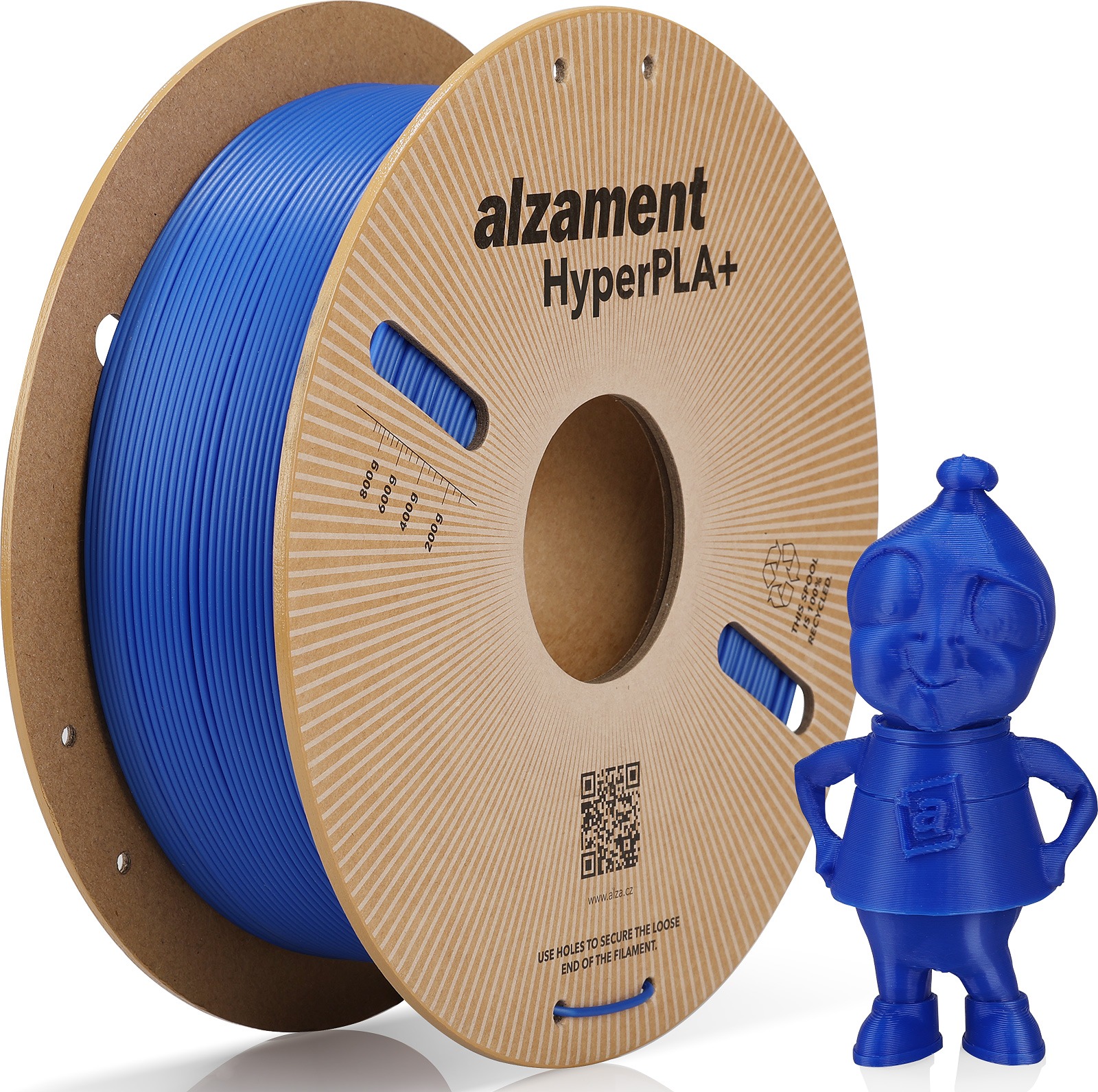 Alzament Hyper PLA+ 1kg Blue - 3D tisková filament
