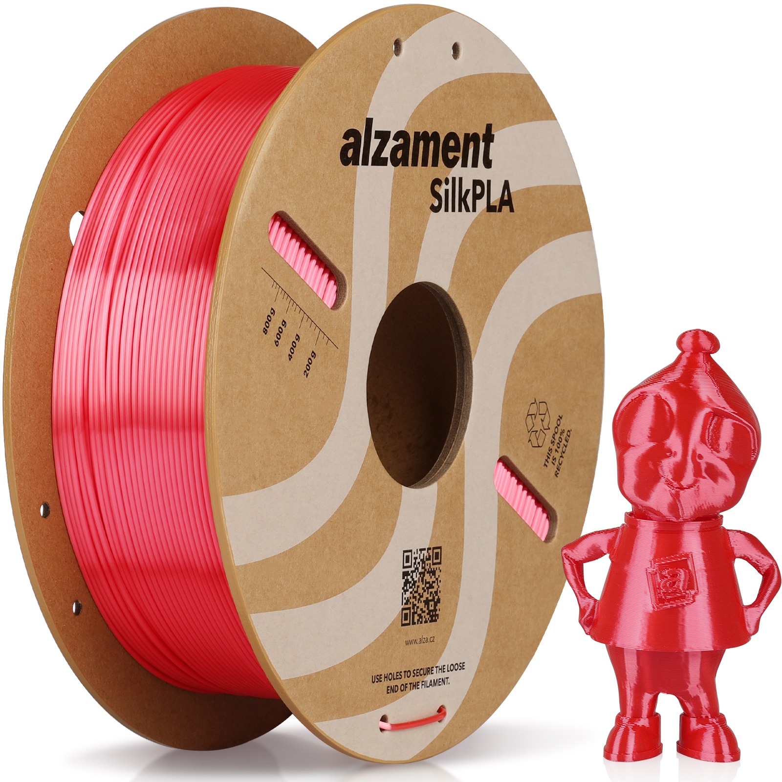 Alzament PLA Silk 1 kg Pink