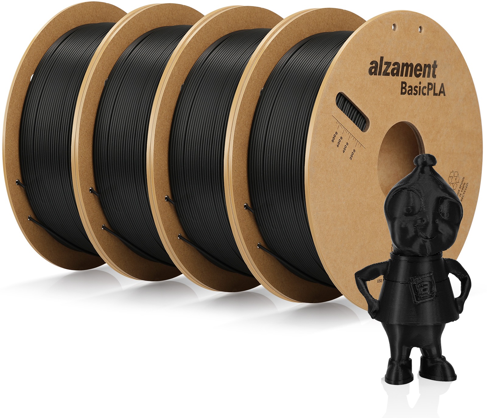 Alzament Value Pack - Basic PLA Black