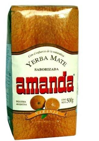 Yerba Maté Amanda Naranja Pomeranč - 500 g