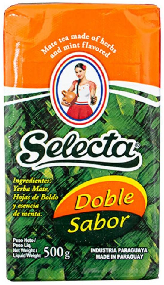 Yerba Maté Selecta Doble Sabor - 500 g