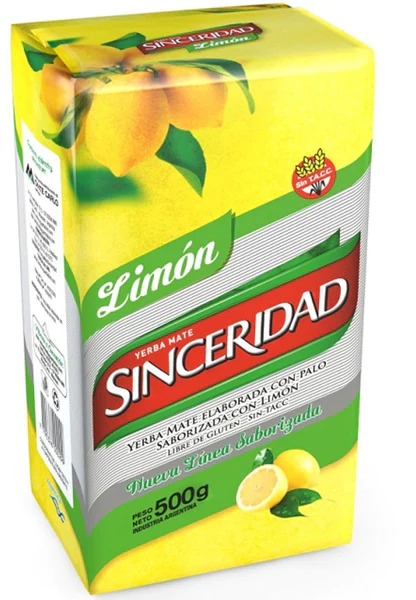 Yerba Maté Sinceridad Limón - 500 g