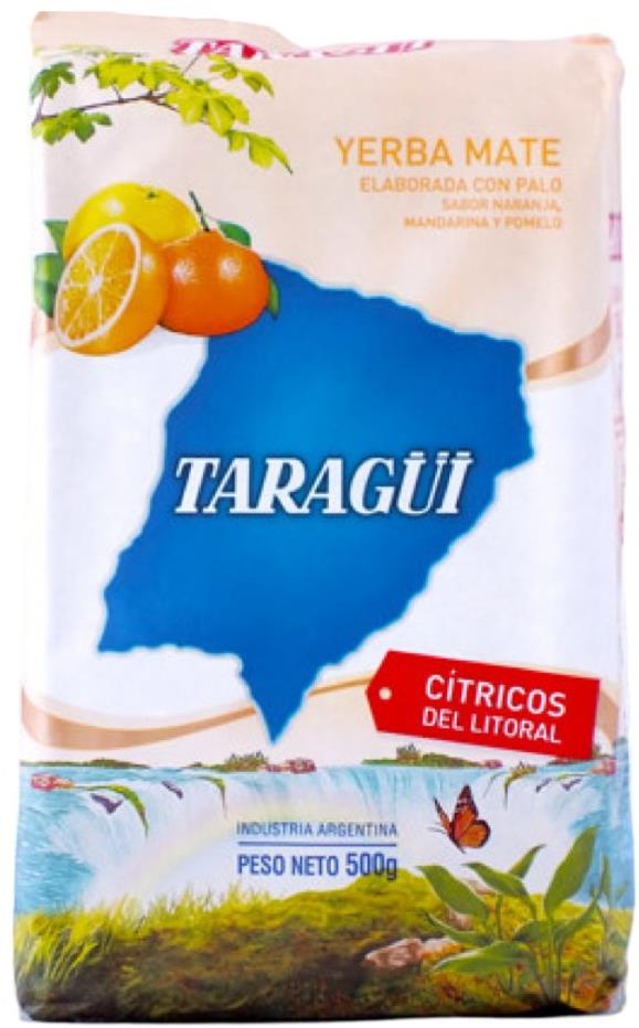 Yerba Maté Taragui Citricos del Litoral - 500 g