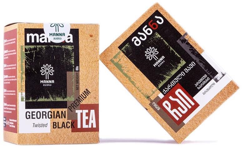 Manna gruzínský Černý čaj Premium sypaný 70g