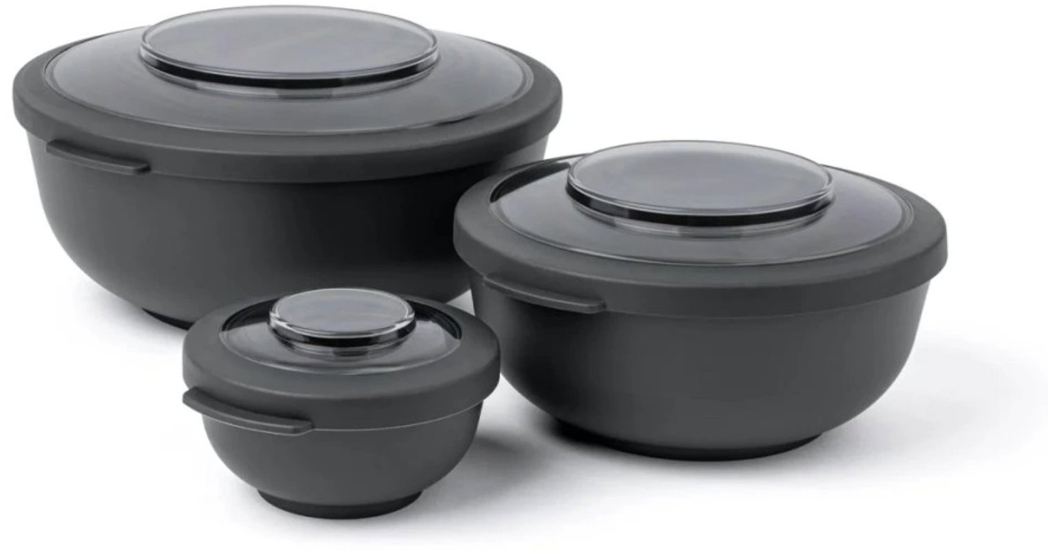 Amuse Set 3 misek Tylla To-Go (200 ml, 1 l a 2 l), černá