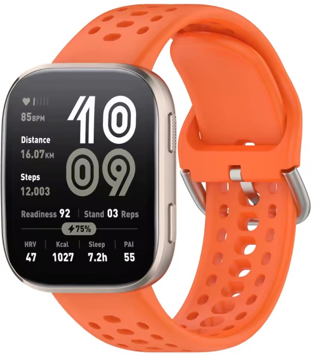 Amazfit silikonový pro Bip 6 oranžový