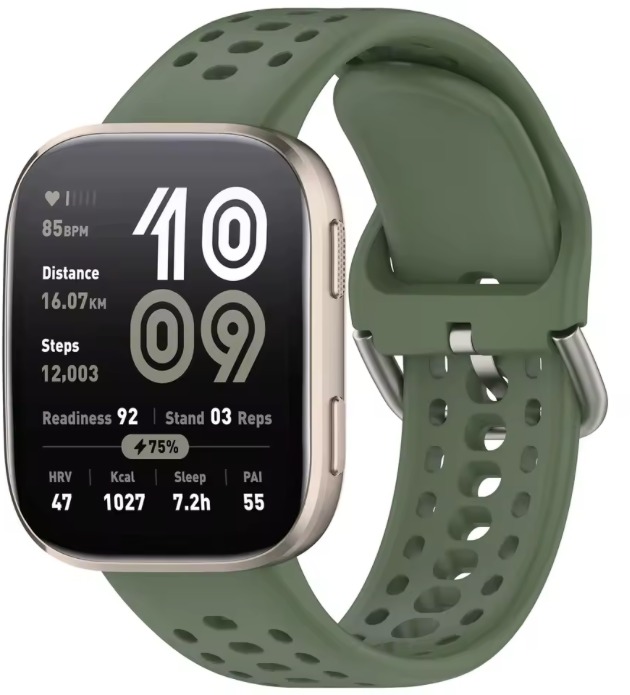 Amazfit silikonový pro Bip 6 tmavě zelený