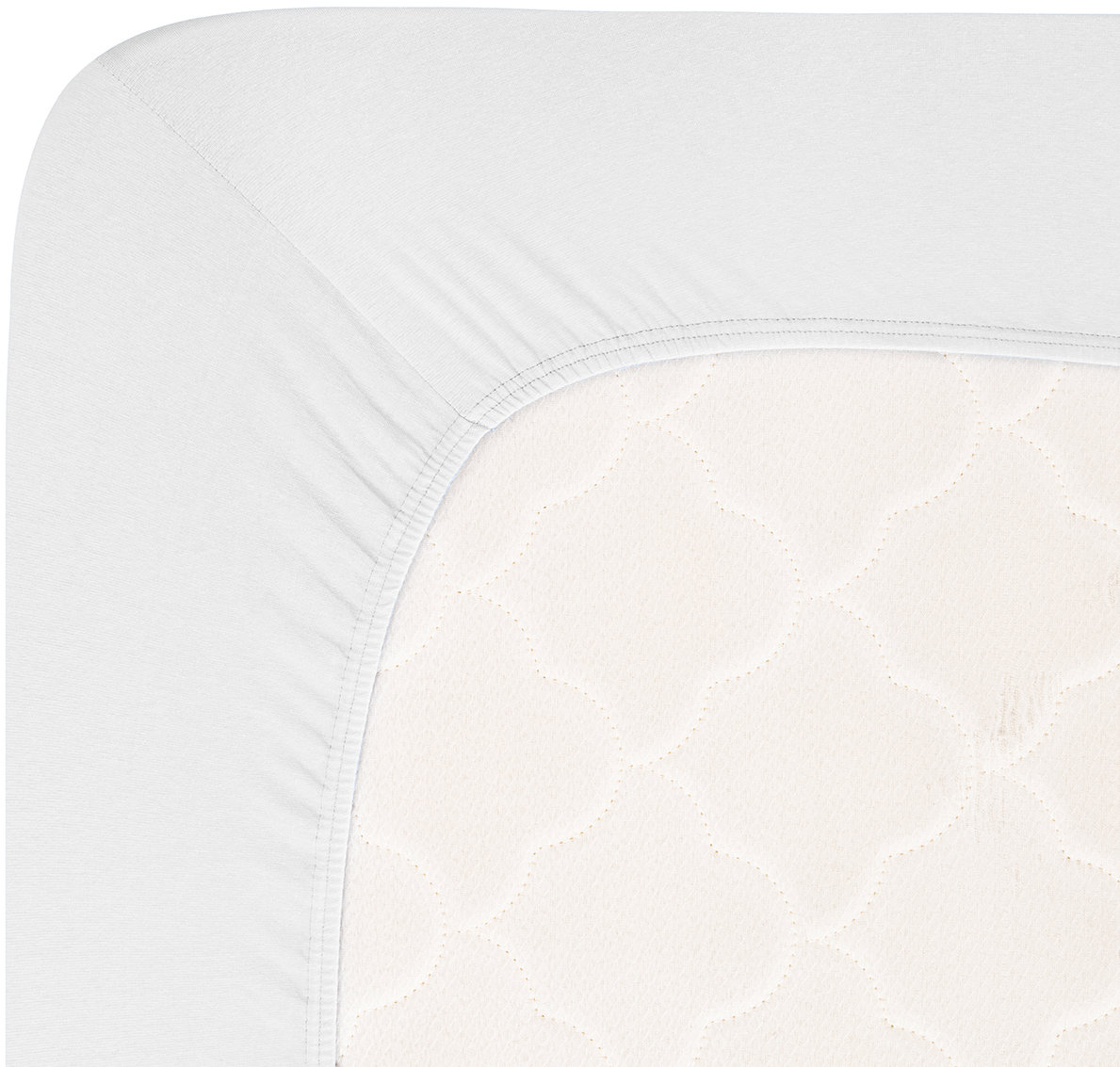 Andrea Simone Prostěradlo Jersey Lycra boxspring 90 × 200 cm, bright white