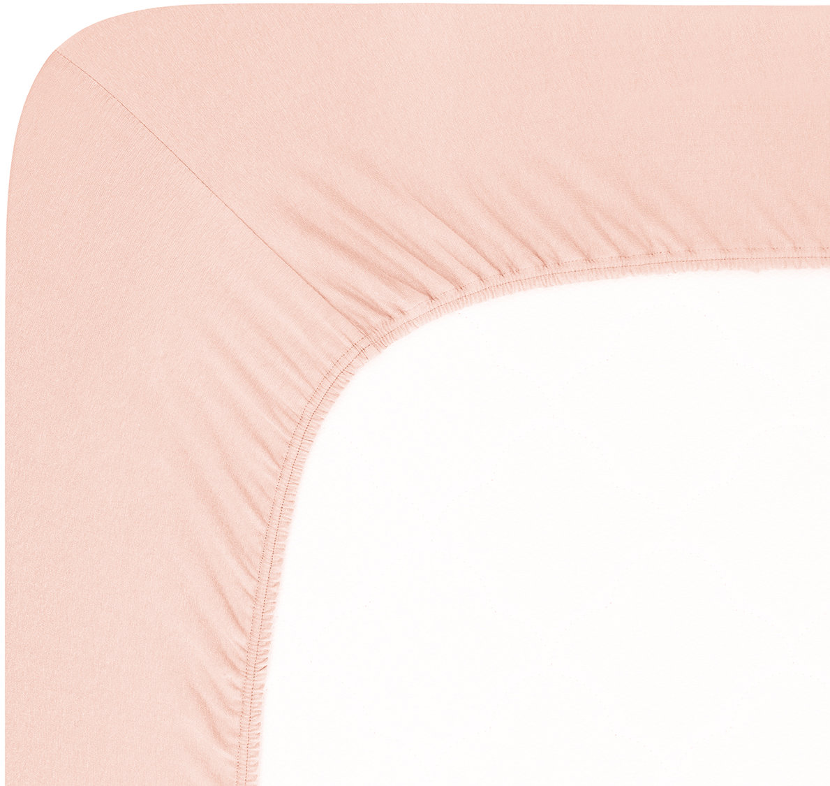 Andrea Simone Prostěradlo Jersey Lycra boxspring 200 × 220 cm, pudrové