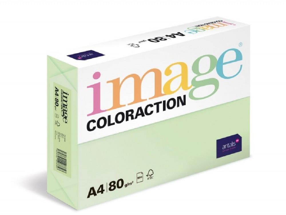 Antalis Barevný papír Jungle / pastelově světle zelený A4 / 160 g / 250 ks