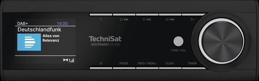 TechniSat Kuchyňské rádio FM/DAB/BT Digitradio 23 ASA, black