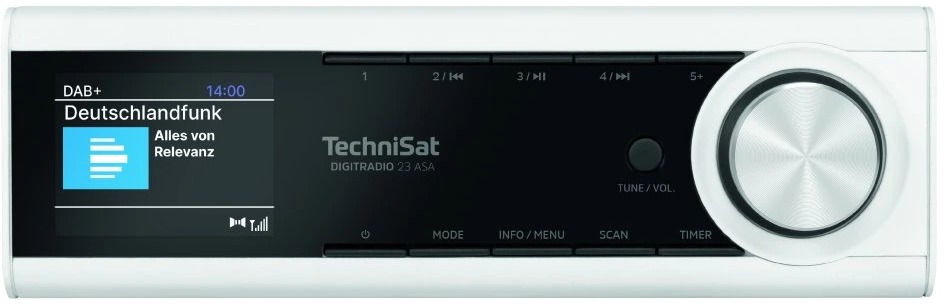 TechniSat Kuchyňské rádio FM/DAB/BT Digitradio 23 ASA, white