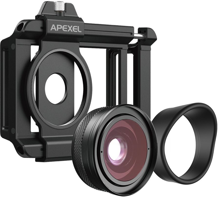 Apexel Adjustable 10X-20X Zoom Macro Lens