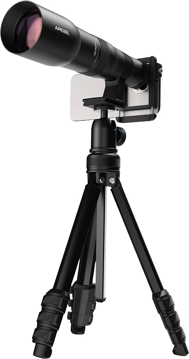 Apexel 50X Telescope Lens with Extendable Tripod