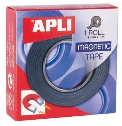 APLI Magnetic 19 mm x 1 m - Lepicí pásky pro dům, dílnu a zahradu