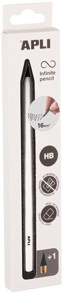 APLI Nekonečná tužka Infinite, bílá