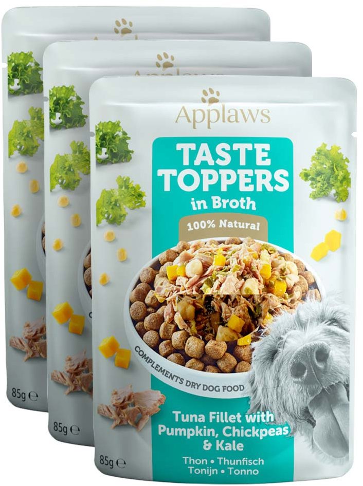 Applaws kapsička Dog Taste Toppers Broth Tuňák s dýní 3 × 85 g