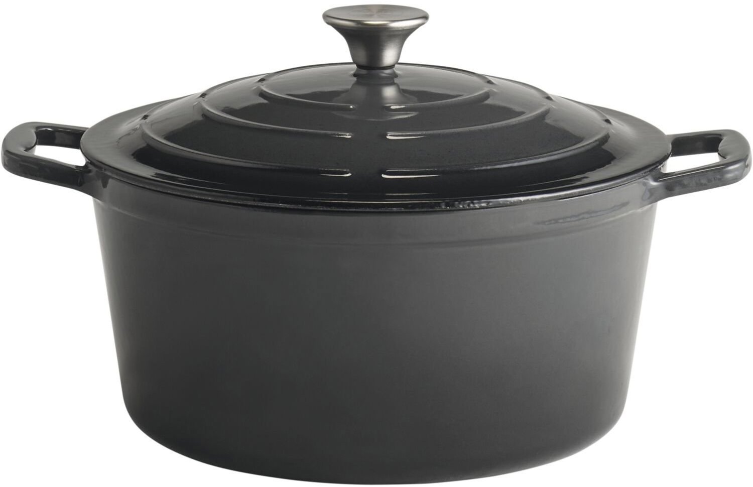 APS 5 Stars Hrnec s poklicí, výška 130 mm, průměr 280 mm, antracitový