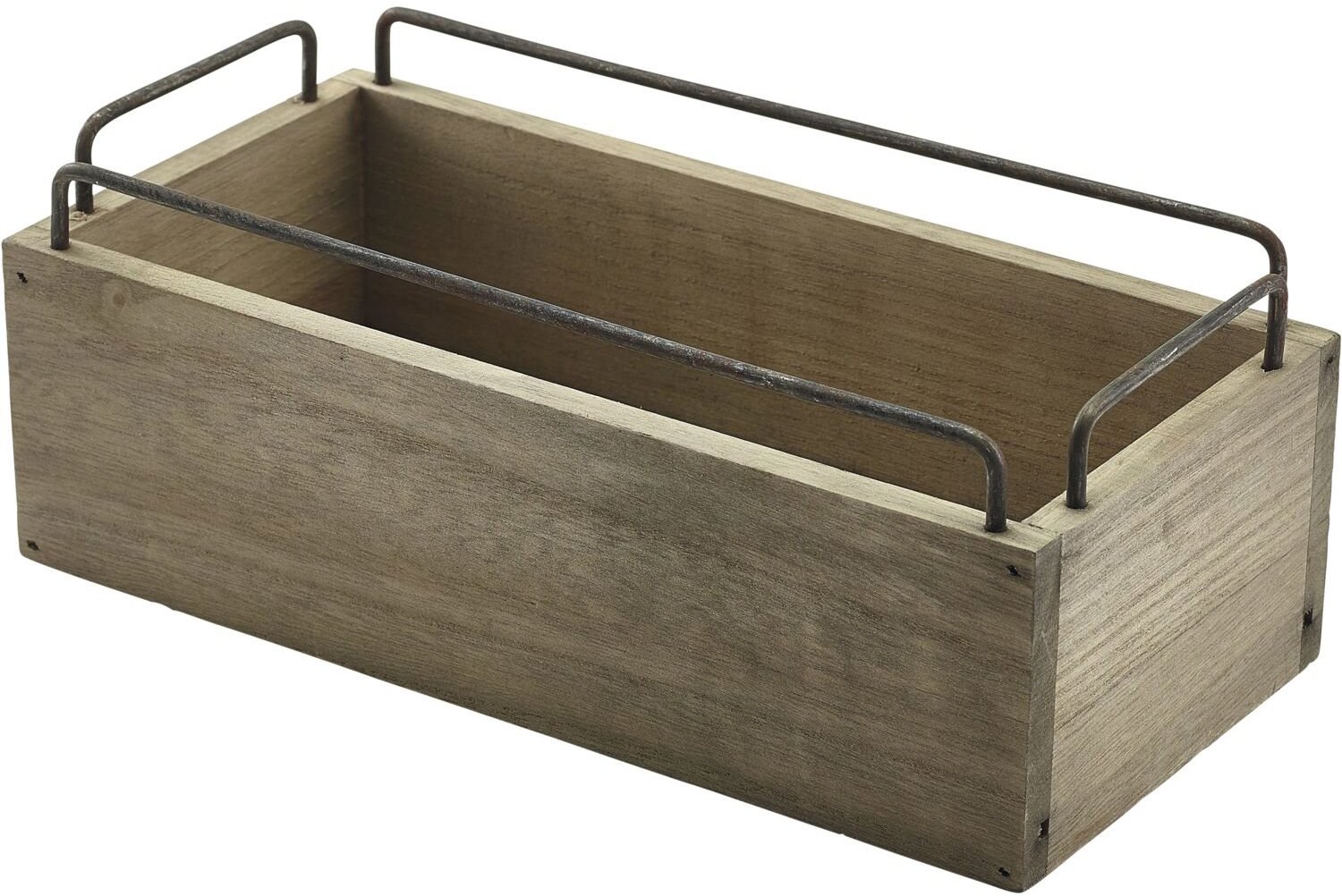 GenWare Dřevěná bedýnka, výška 97 mm, délka 250 mm, šířka 120 mm