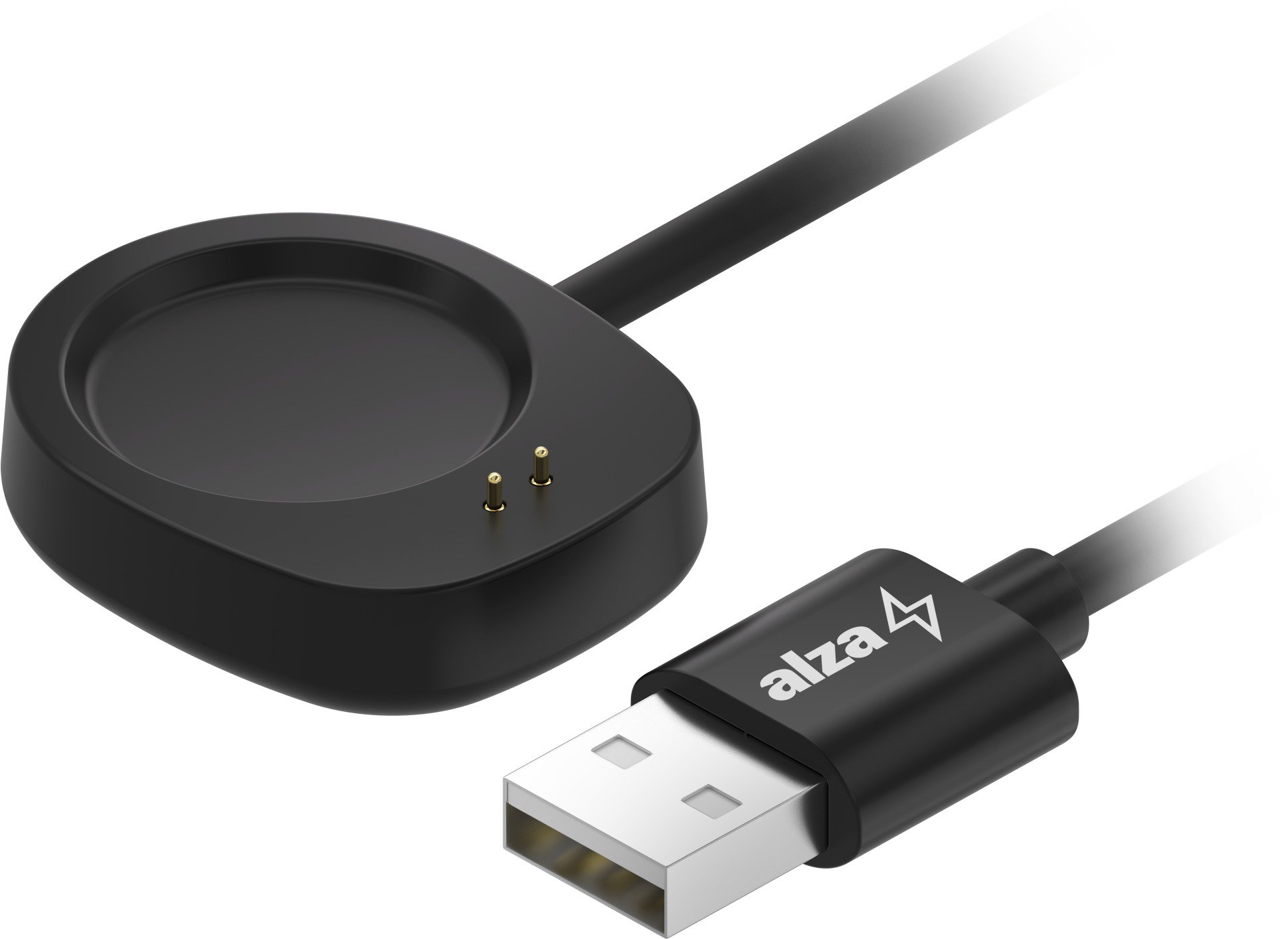 AlzaPower nabíjecí kabel pro Amazfit T-Rex 3 / 3 Pro, Balance / Balance 2 a Helio Strap – 1 m