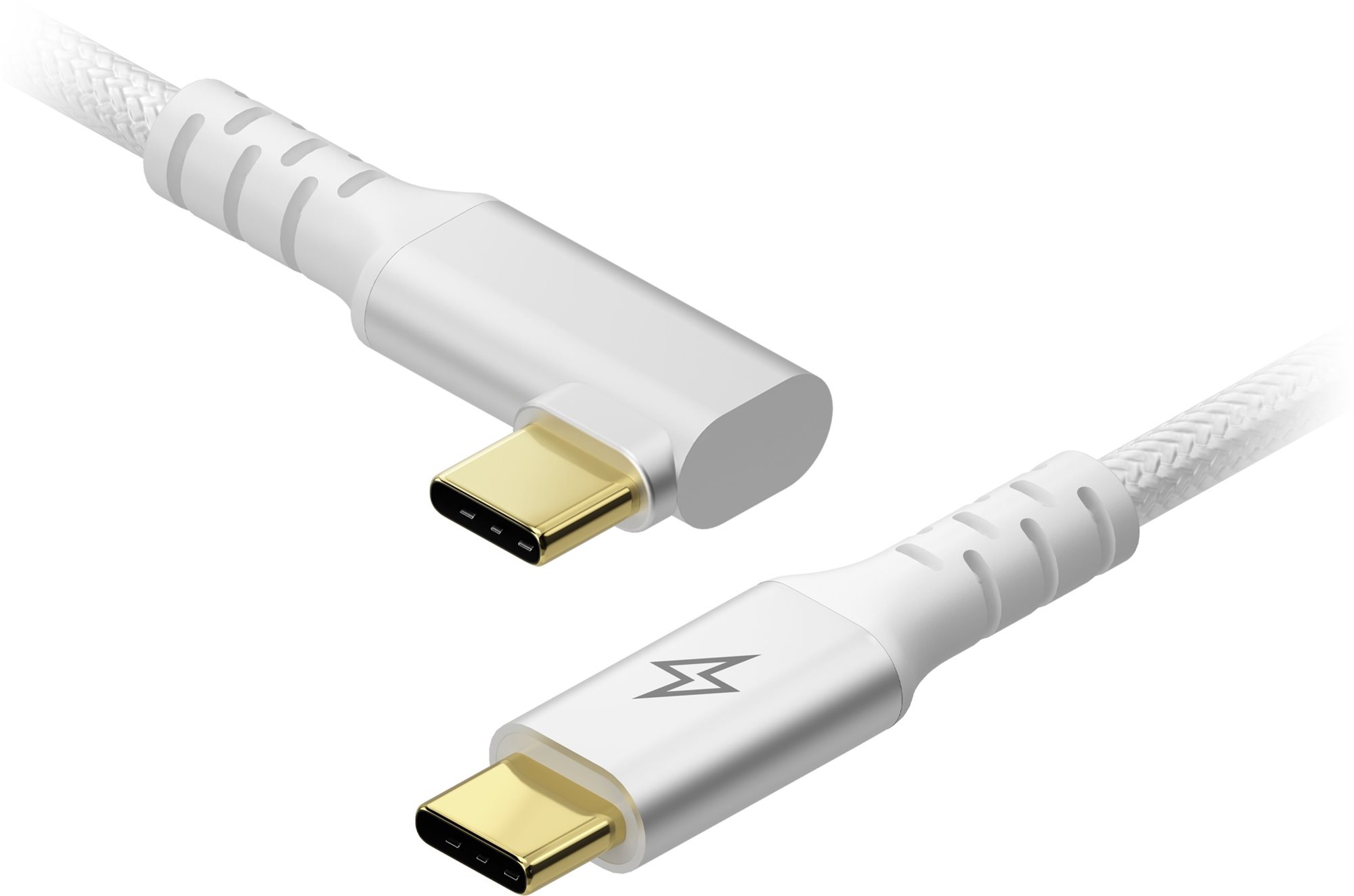 Spolehlivý a rychlý kabel AlzaPower 90AluCore pro připojení zařízení s USB-C portem.
