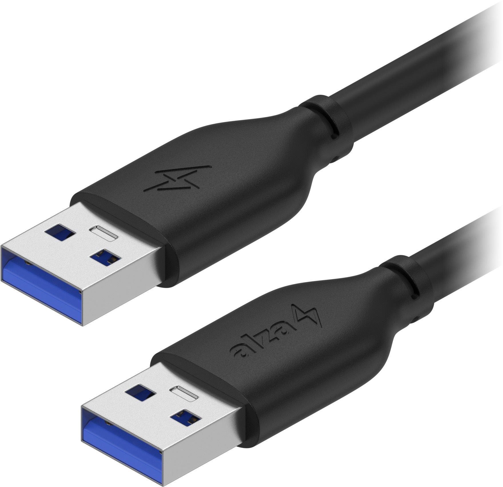 AlzaPower Core USB-A to USB-A 3.2 Gen 1 1m černý