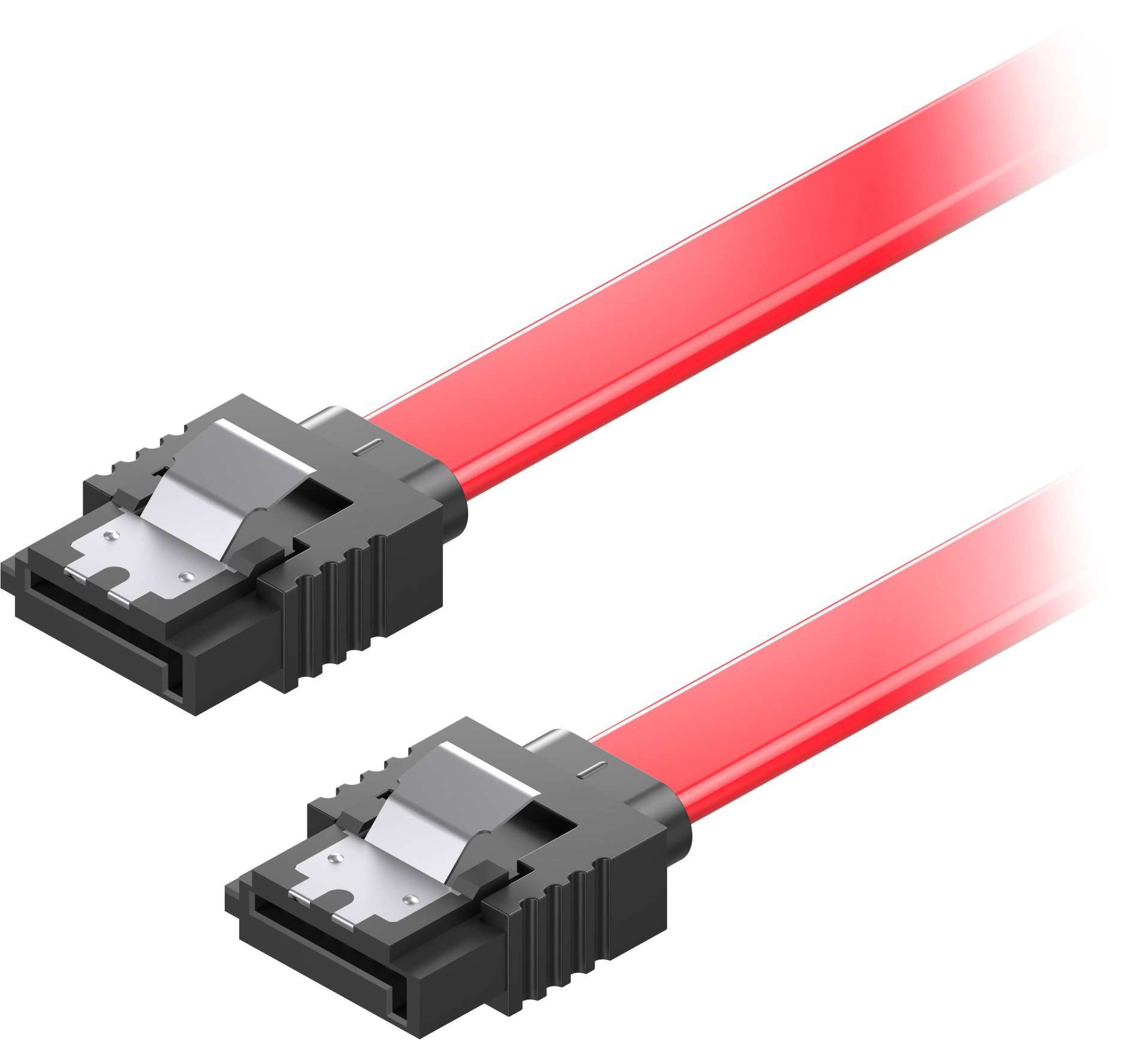 AlzaPower SATA 3.0 6Gbps 0.5m červený