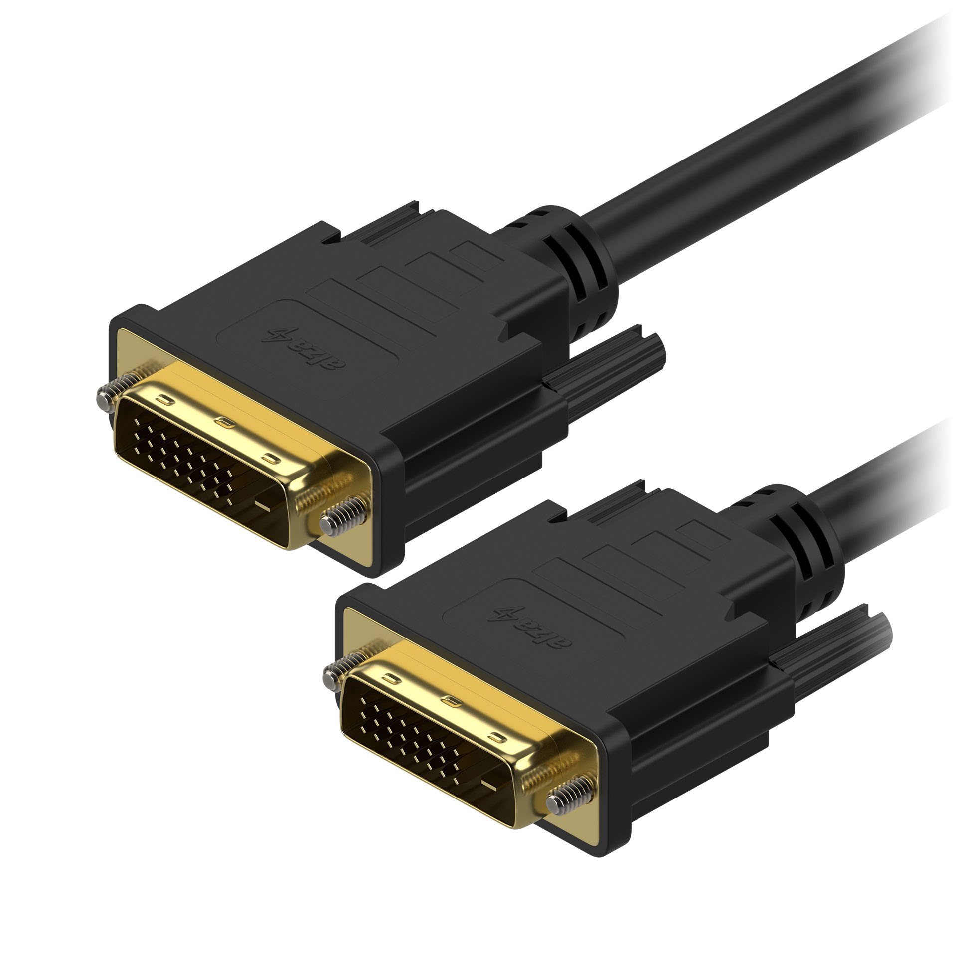 AlzaPower DVI-D Dual Link 1m černý - kvalitní kabel pro připojení zařízení s rozhraním DVI-D Dual Link