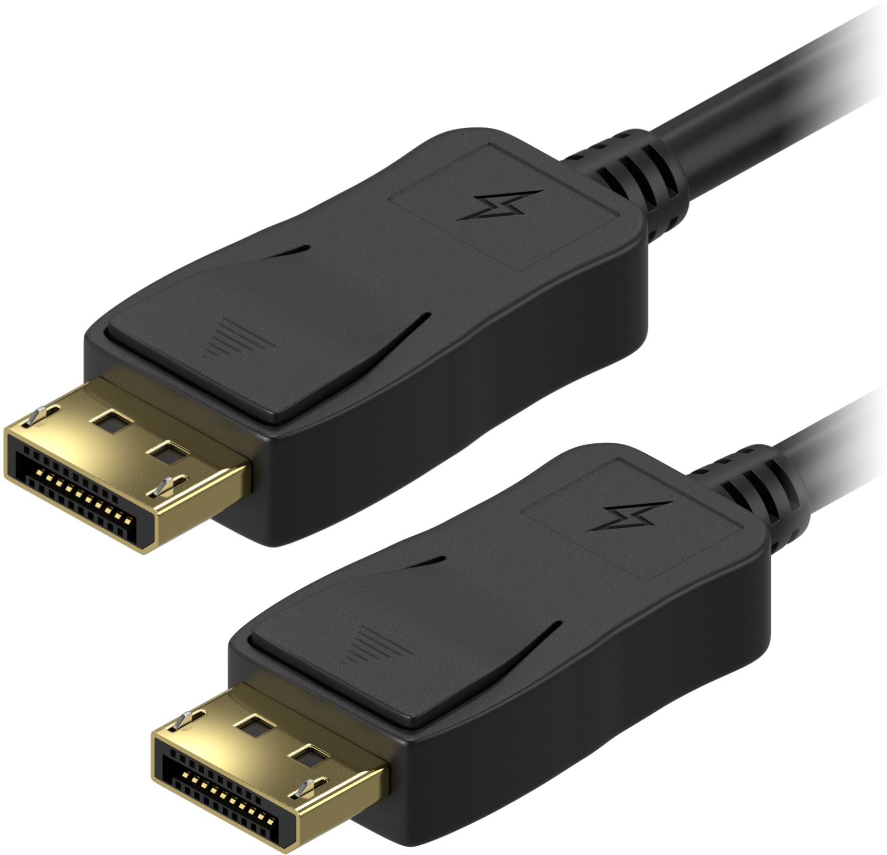 AlzaPower Core DisplayPort 1.2 4K stíněný 3m černý