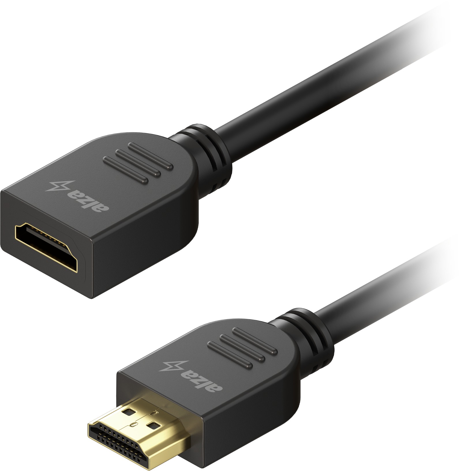 AlzaPower Core HDMI 1.4 High Speed Extension 4K 2m černý