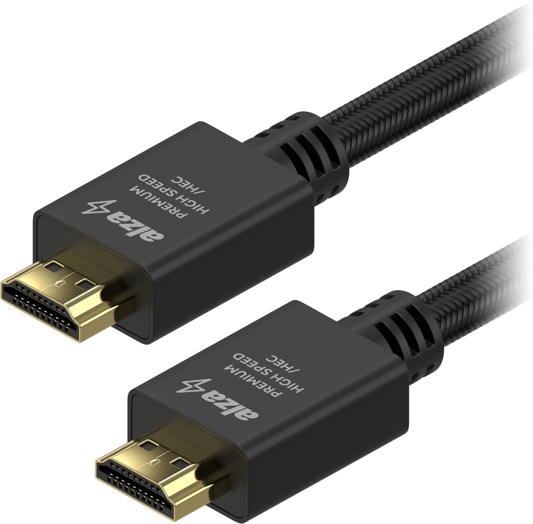 AlzaPower AluCore Premium HDMI 2.0 High Speed 4K 1m černý