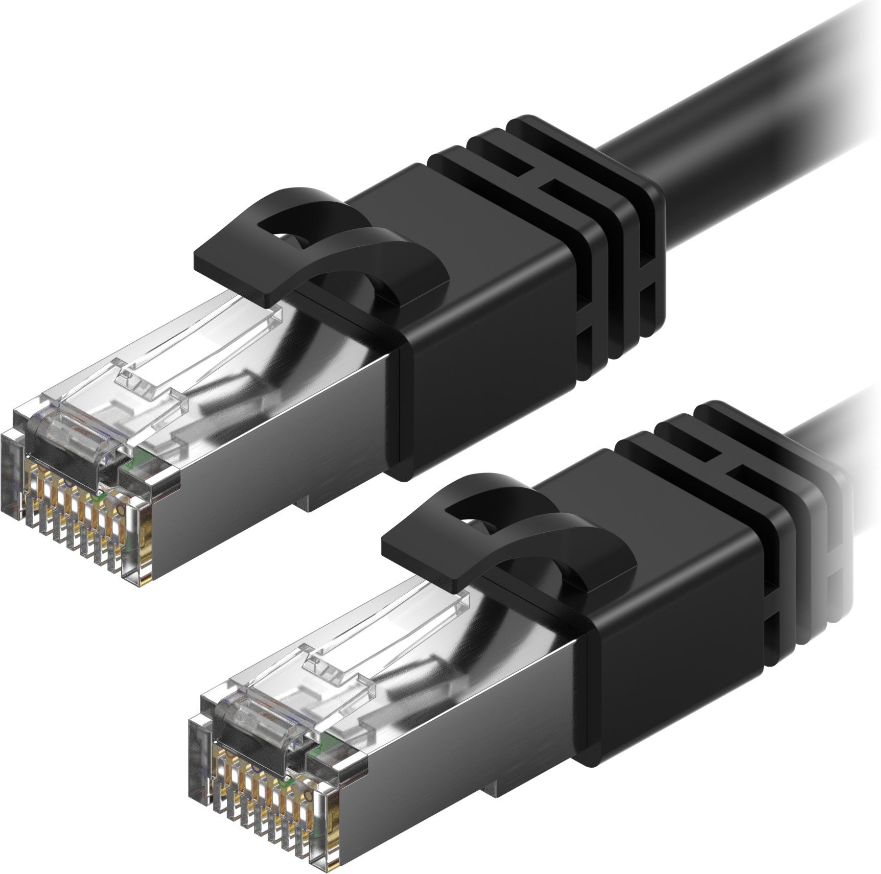 AlzaPower Patch CAT7 S/FTP 1m černý