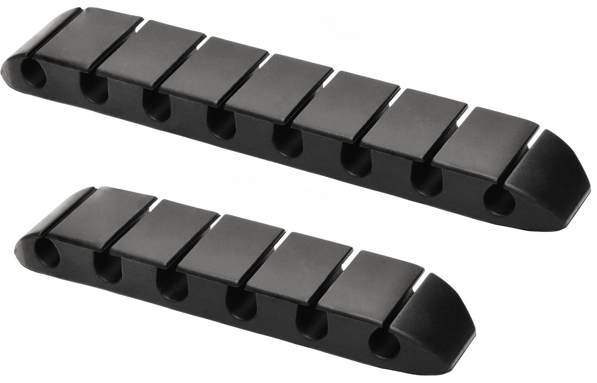 AlzaPower Long Cable Clips 2 pcs černé