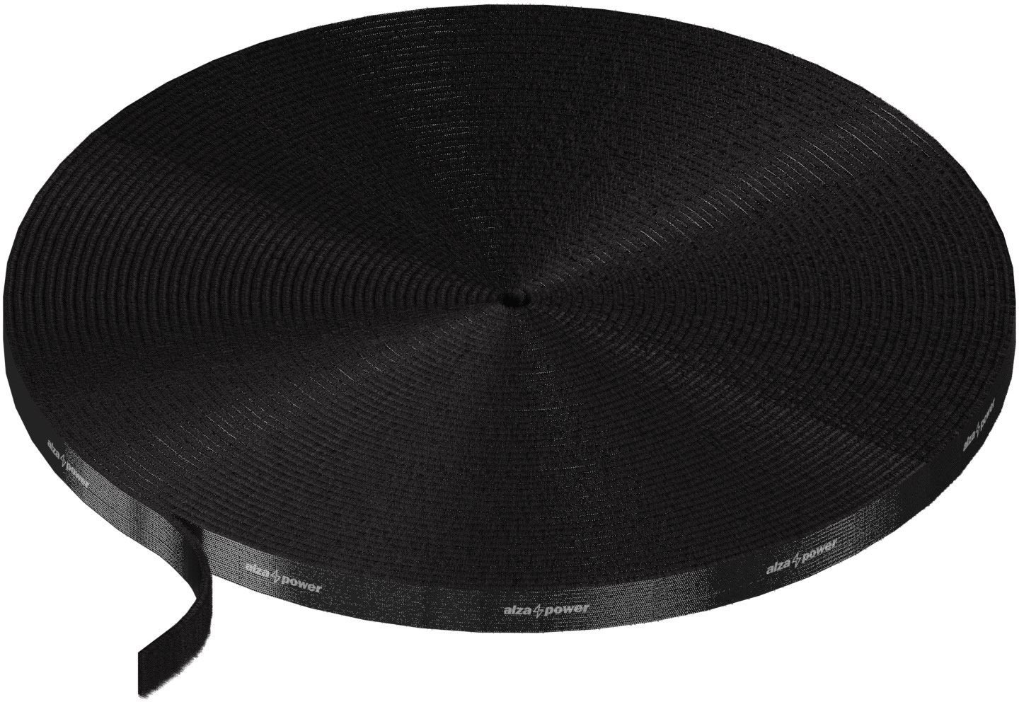 AlzaPower VelcroStrap+ Roll 25m černá