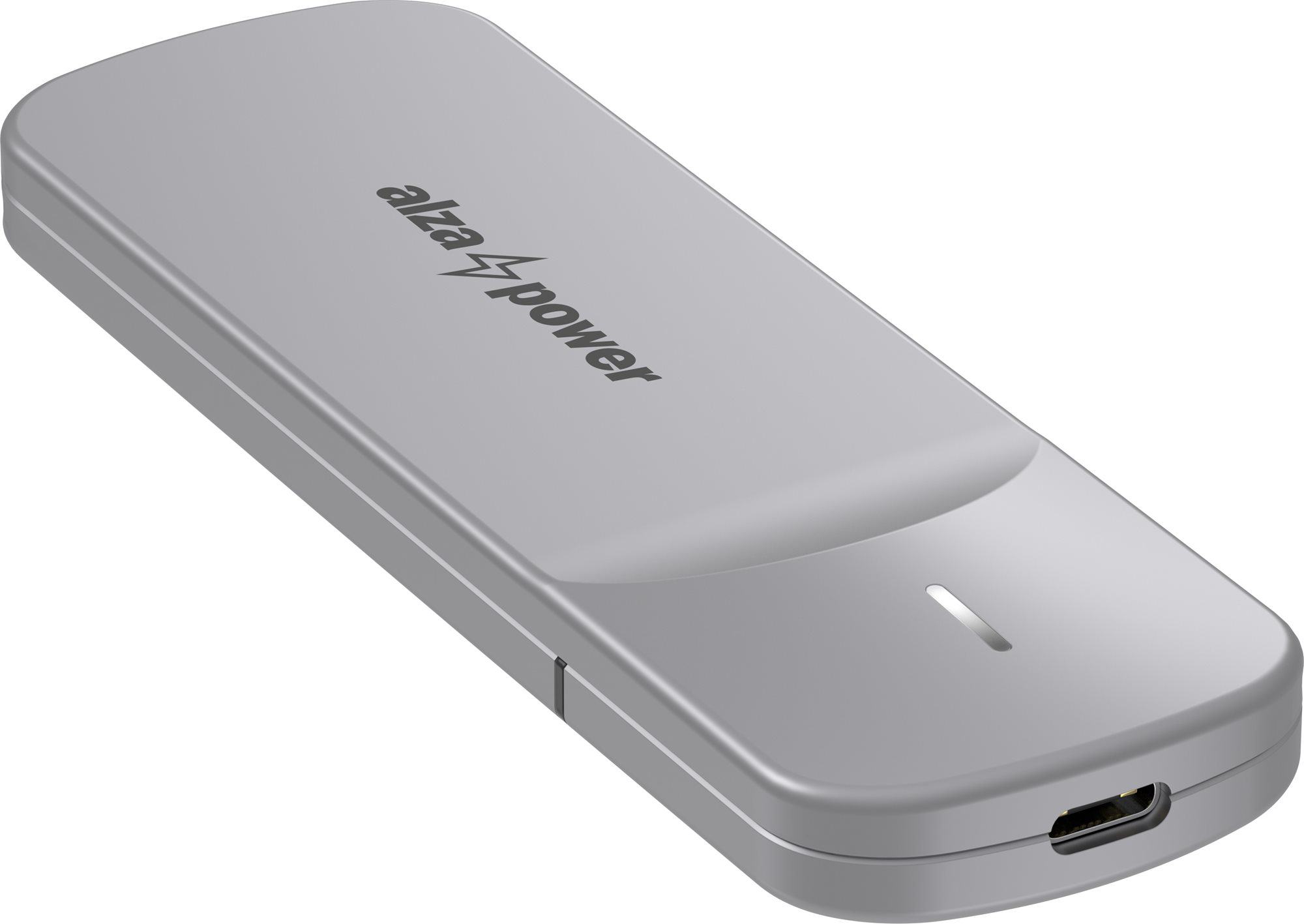 AlzaPower M.2 USB 3.1 Gen 2 SATA/NVMe SSD Drive Enclosure - vesmírně šedý