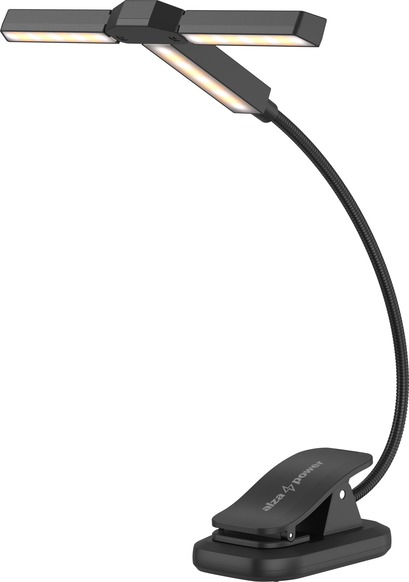 AlzaPower LRC30 LED Reading Lamp černá