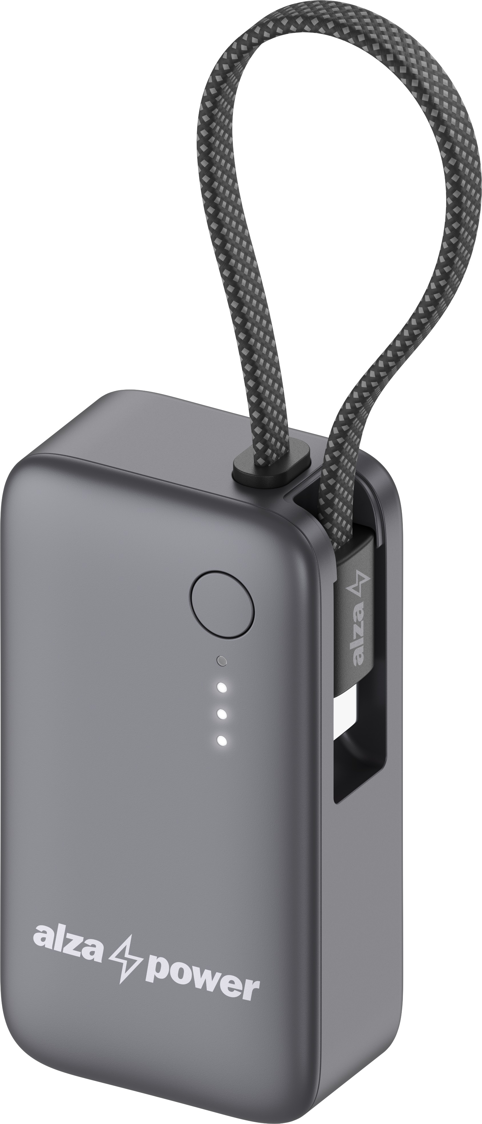 AlzaPower Loop 5000mAh Power Delivery (20W) šedá