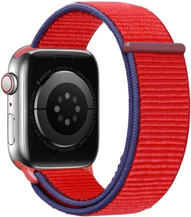Eternico Airy pro Apple Watch 44mm / 45mm / 46mm / Ultra 49mm Chilly Red and Blue edge