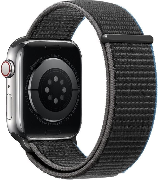 Eternico Airy pro Apple Watch 42mm / 44mm / 45mm / Ultra 49mm Deep black and gray edge