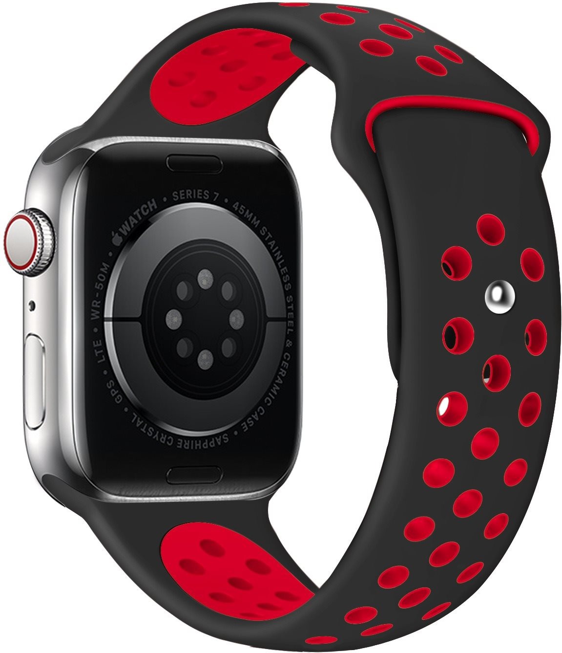 Eternico Sporty pro Apple Watch 42mm / 44mm / 45mm Cool Lava and Black