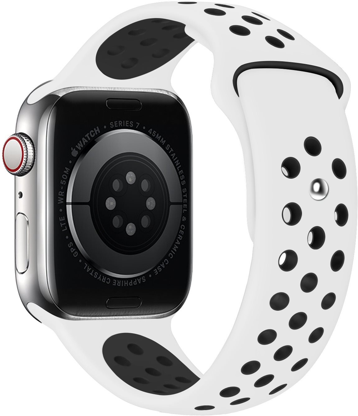 Eternico Sporty pro Apple Watch 44mm / 45mm / 46mm / Ultra 49mm Dark Gray and White