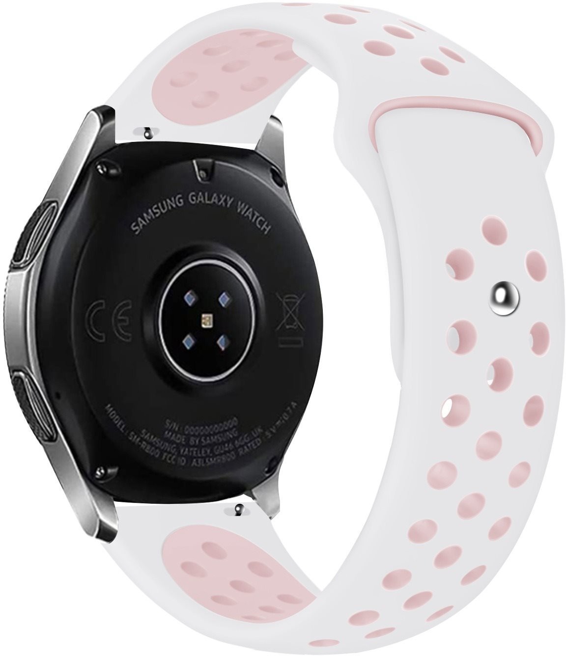 Eternico Sporty Universal Quick Release 20mm Pure Pink and White