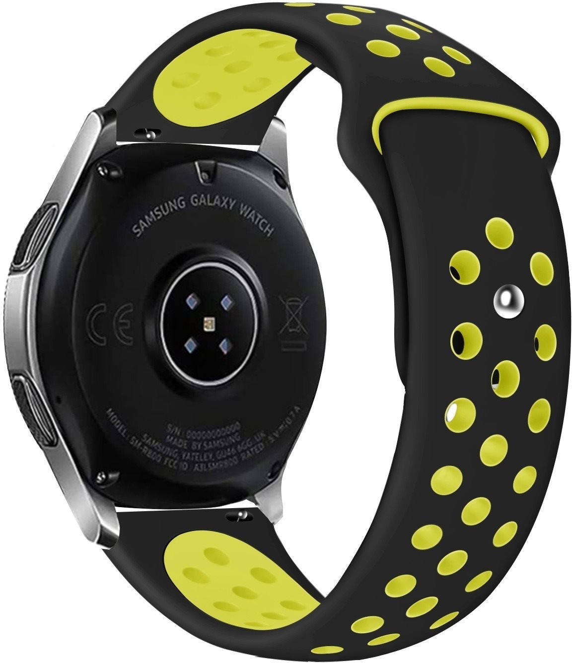 Eternico Sporty Universal Quick Release 20mm Vibrant Yellow and Black