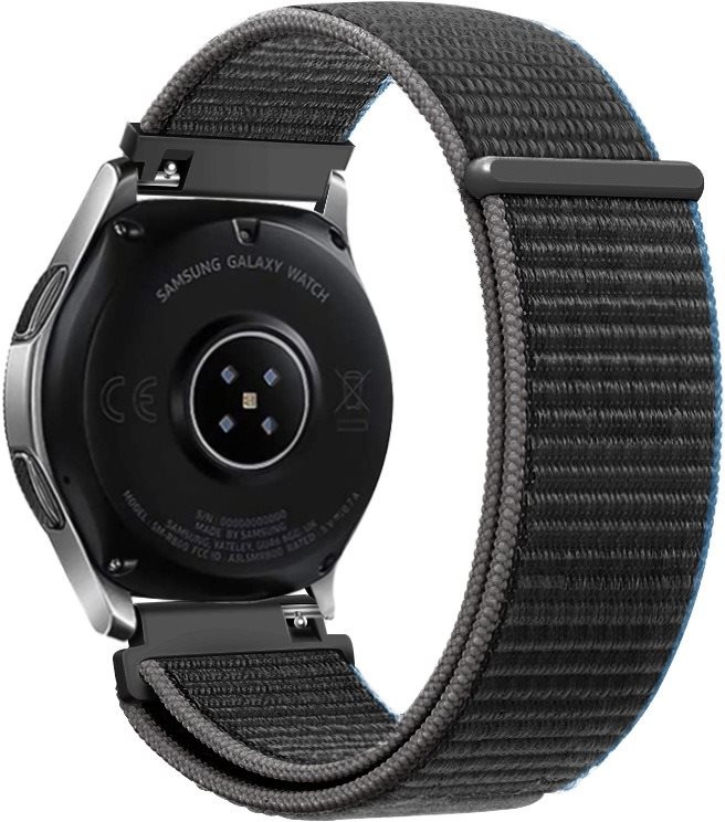 Eternico Airy Universal Quick Release 20mm Deep black and gray edge