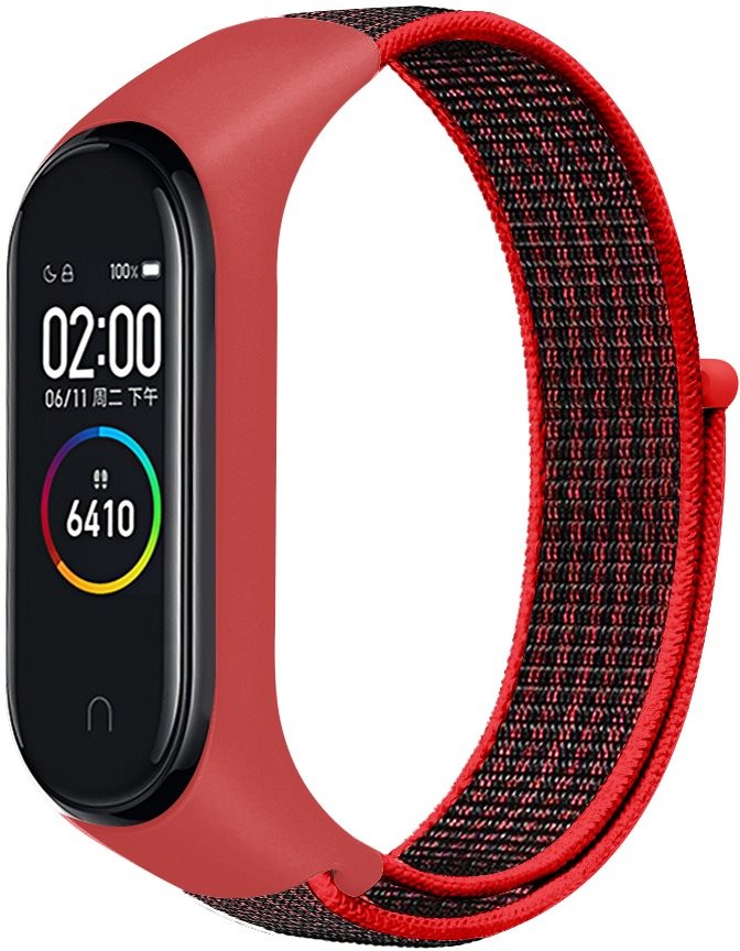 Eternico Airy pro Xiaomi Mi band 5 / 6 / 7 Carmine Red