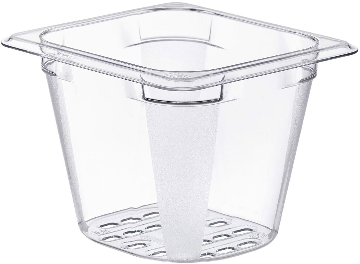 Araven Gastronádoba GN 1/6, polykarbonát, hloubka 130 mm, 1,9 l, perforovaná