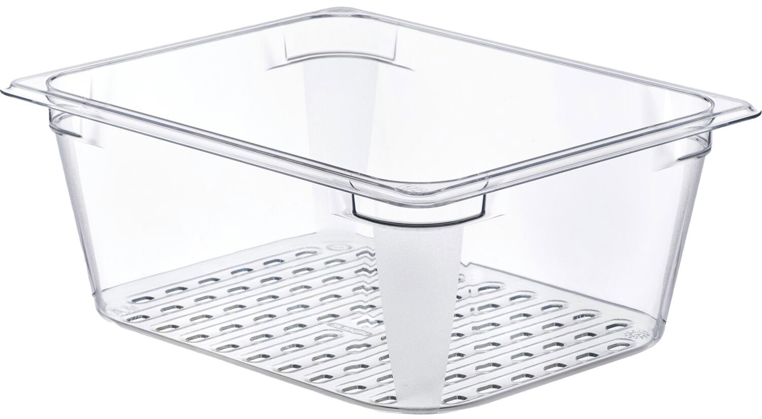 Araven Gastronádoba GN 1/2, polykarbonát, hloubka 130 mm, 7,8 l, perforovaná