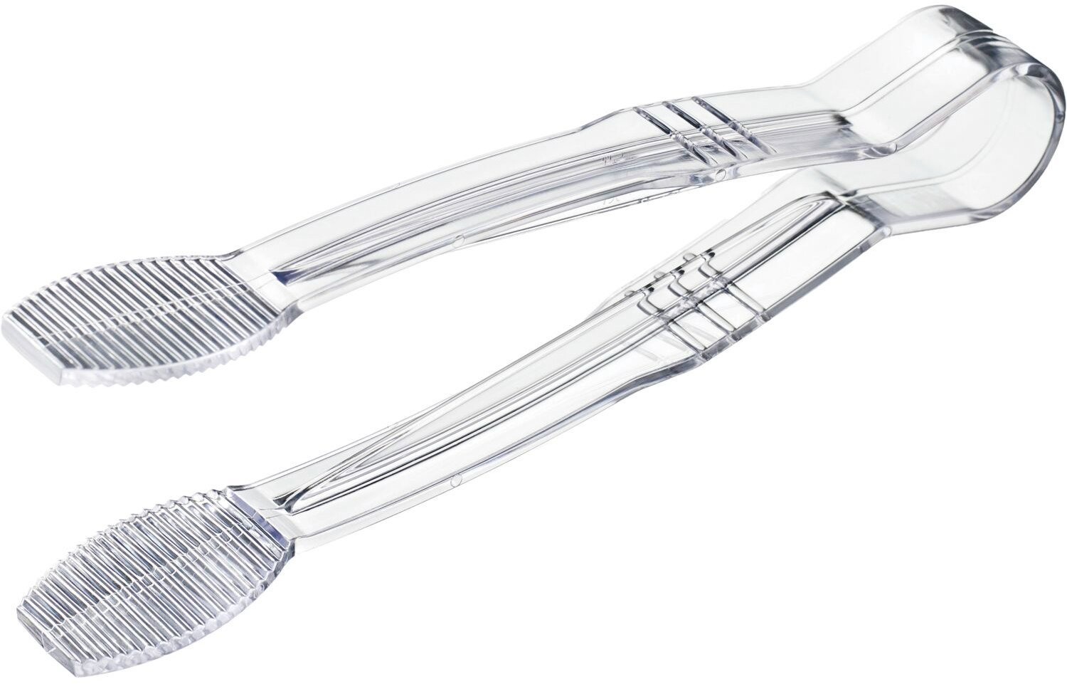 ARAVEN Bufetové kleště ploché, polykarbonát 230 mm, transparentní