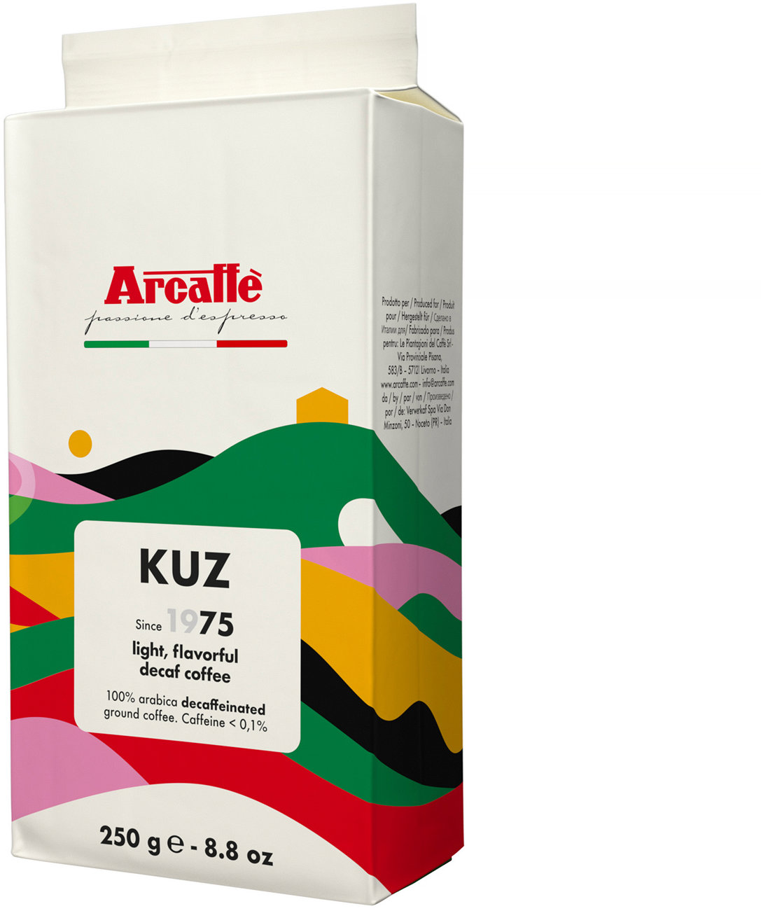 Arcaffe, bezkofeinová, mletá, 250g